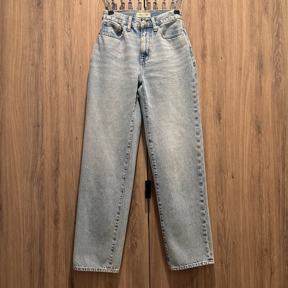 Madewell Baggy Straight Jeans Light Blue